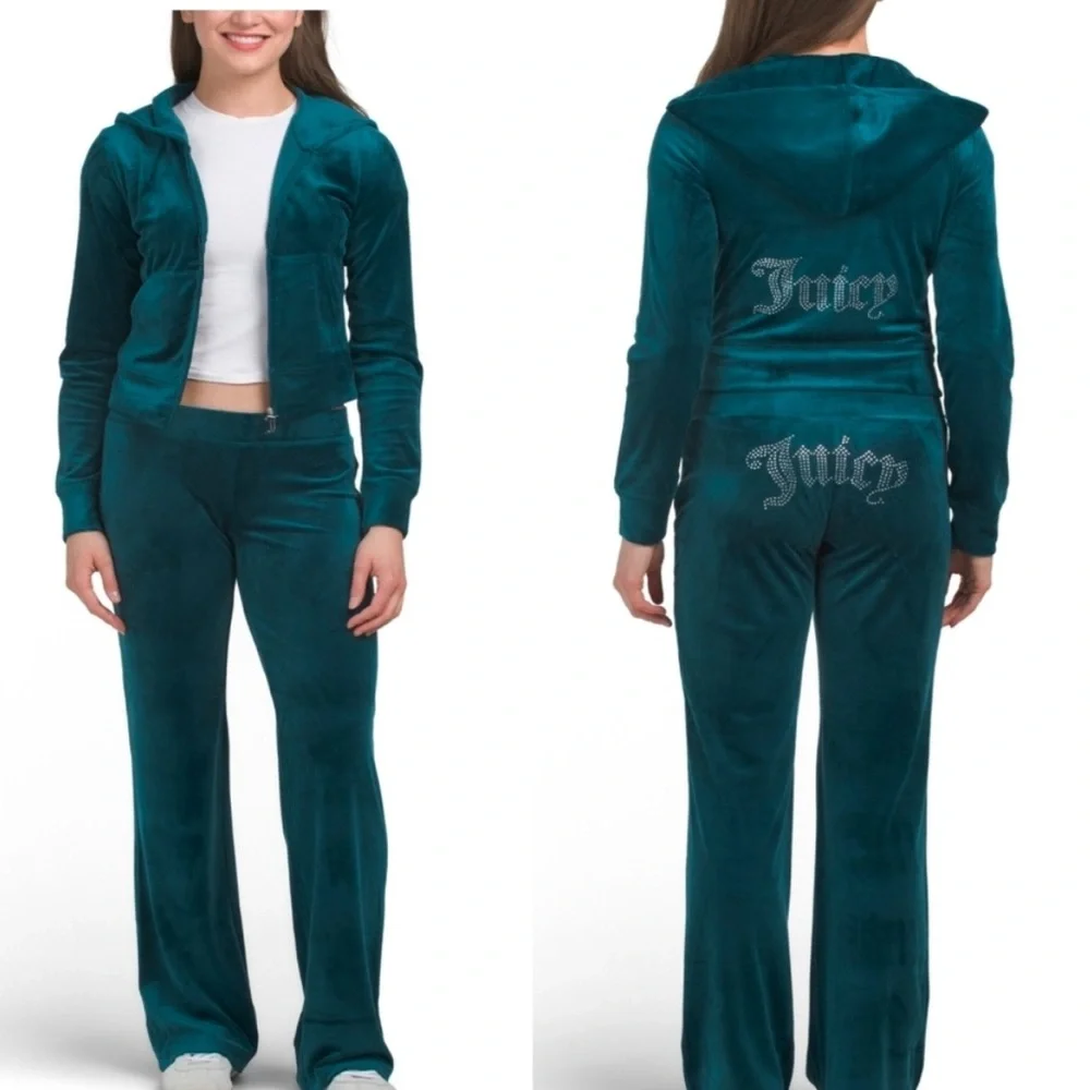 Juicy Couture  NWT Women's  SEA Velour tracksuit set - Picture 2 of 9
